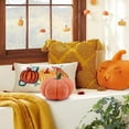 thumbnail image 5 of 30cm Pumpkin Plush Pillow Home Decorative Cushion Halloween Harvest Festival Thanksgiving Atmosphere Decorations(Red), 5 of 9
