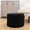 Black, variant on Round Pouf Ottoman 20 X 20 14 Inches Boho Poof Home Decor Floor Pouffe Foot Rest For Couch Sofa Bean Bag Chairs Living Room Bedroom (black)
