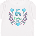 thumbnail image 4 of Inktastic My Opa Loves Me with Flowers and Hearts Boys or Girls Long Sleeve Toddler T-Shirt, 4 of 5