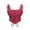 01 Wine, variant on Fewfanhot Shapewear Underwear Vintage Lace Up Tie Front Bustier Shapewear Top Renaissance Corset Tops for Women