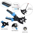 thumbnail image 3 of Professional Belt Puncher With 2 Extra Punch Plates And 1 Compression Ruler Pliers, Perfect For Belts, Crafts And More., 3 of 4