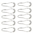 thumbnail image 5 of Juego de 24 ganchos para cortina de ducha de acero inoxidable resistentes a la corrosión para baño., 5 of 5