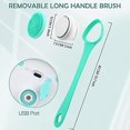 thumbnail image 4 of Electric Rechargeable Body Brush Long Handle Bath Shower Back Scrubber, 4 of 5