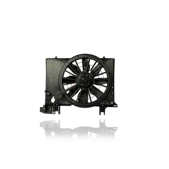 Dual Radiator and Condenser Fan Assembly - Cooling Direct Fit/For VO3117104 98-04 Volvo C70/S70/V70 - Without Turbo - With AC - 94979291