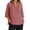 Brick Red, variant on MIXUE Boho Tops For Women Summer Solid Color V Neck Short Sleeve Casual Basic Pullover Shirts For Women Tee Shirts Holiday Wear,Green,XXXL