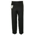 Stafford Mens Black Travel Luxe Pleated Front Dress Pants 30X30