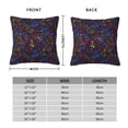 thumbnail image 2 of Pofeuu Colorful Shells Print Double-sided plush pillowcase Square Throw Pillow Covers Pillows Cover for Living Room Bedroom Sofa Couch Cushion Cover（No pillow core）-18"x18", 2 of 7