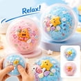 thumbnail image 2 of Crunchy Block Ball Squishy Toy Random Color, Stress Relief Fidget Toy with Decorations, Clear Squeeze Sensory Ball for Desk Decor Office Classroom, Gift for Sensory Seekers Teens, 2 of 8