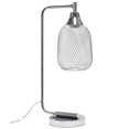 thumbnail image 3 of Elegant Designs Contemporary Home Office Metal Mesh Wire Shade Desk Lamp in Chrome Finish, 3 of 11