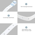 thumbnail image 3 of CHICHUMID 3Pcs White Fridge Door Lock for Safety Cabinet and Refrigerator Wide Application, 3 of 8
