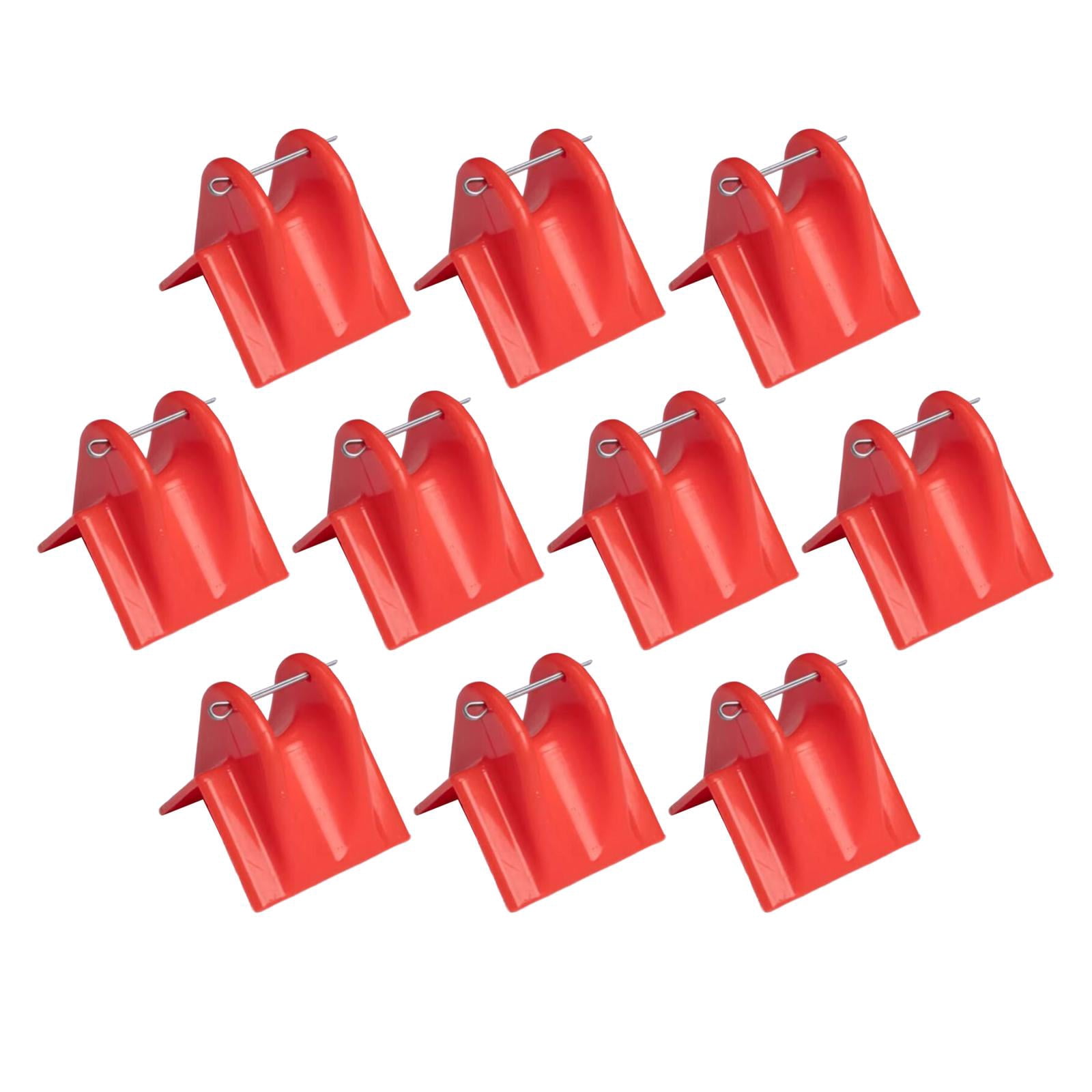 koolsoo 10 Pieces Climbing Rope Edge Protector Shin Guard Protection,Sleeve,Outdoor Part,Portable Rope Protector for Aerial Work Tree