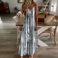 thumbnail image 2 of ZVAVZ Beach Dresses for Women 2025 Vacation,Women Vinatge Floral Sleeveless Maxi Sun Dress Strap V Neck Ankle Casual Long Dresses Multicolor,XL, 2 of 6