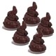 thumbnail image 1 of Realistic Poop Toy for Decoration 5Pcs Resin Fake Poop Figurines, 1 of 5
