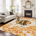 thumbnail image 2 of 8'x10' Area Rugs, Spring Honey Bee Indoor Outdoor Area Rug for Living Room Bedroom, Watercolor Bee Farmhouse Washable Bathroom Rugs Kitchen Floor Carpet Mats Home Decor Aesthetic, 2 of 8