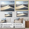 thumbnail image 4 of Designart "Desert White Dunes VIII" Landscapes Floater Framed Wall Art Print, 4 of 7