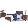 thumbnail image 3 of Homestyles 5503-5021 Marie Lit Grand Size avec Table de Chevet et Poitrine&44; Brun, 3 of 8