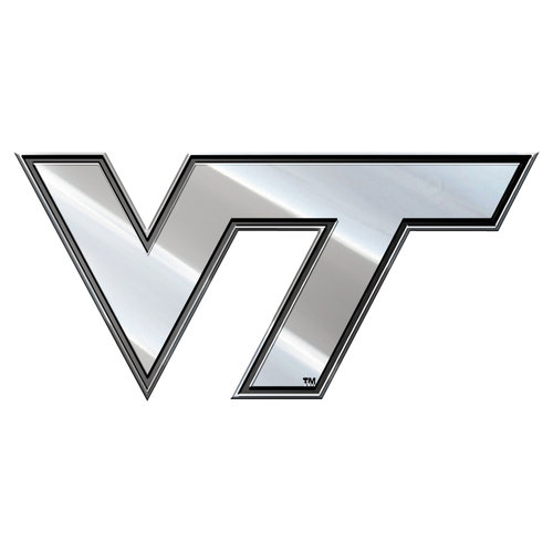 NCAA Virginia Tech Hokies Chrome Automobile Emblem