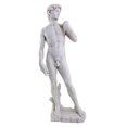 thumbnail image 1 of Top Collection Large 19.75 Inch Tall Michelangelo's David Statue Sculpture. Premium Resin - White Marble Finish. Ships Immediately., 1 of 2
