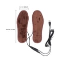 thumbnail image 2 of Par de plantillas calefactoras eléctricas USB para zapatos, almohadillas cálidas para el invierno con cable USB - Talla 43-44, 2 of 7