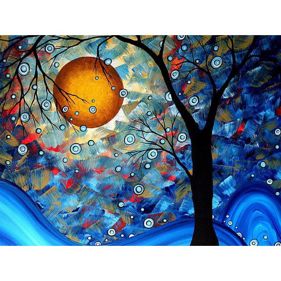 Art.com Blue Essence Art Print by Megan Aroon Duncanson, 32" x 24"