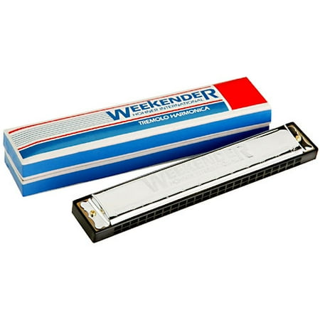 Hohner Weekender 24 Hole Harmonica in Chrome - Key of C