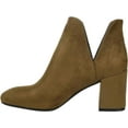 thumbnail image 3 of Women's Journee Collection Gwenn Heeled Ankle Bootie Olive Faux Suede 8.5 M, 3 of 4
