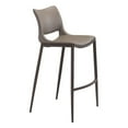 thumbnail image 1 of ZUO Chaise As Bar (Lot de 2) Gris & Noyer, 1 of 6