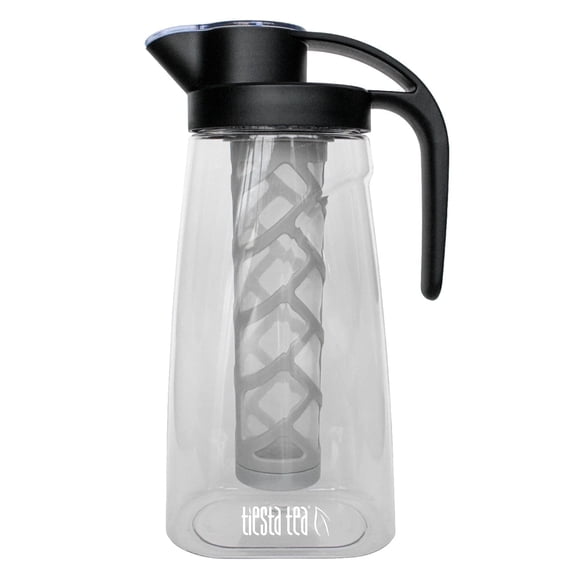 Tiesta Tea - Loose Leaf Iced Tea Pitcher, BPA-Free Tritan Plastic, Includes Multipurpose Nylon Mesh Infuser, Brew Hot & Cold, Leak-Proof Twist-On Lid, Dishwasher Safe, 1/2 Gallon Capacity