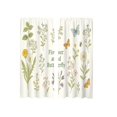 thumbnail image 2 of 2D Printed Kitchen Curtain Valance 1 Pair Short Curtain Panels Fade Resistant Easy Install For Kitchen Bedroom Bathroom Small Window, 2 of 7