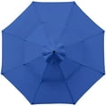 thumbnail image 4 of Ultrashades 9ft Patio Umbrella with Crank 3-Tier Pagoda Outdoor Market Umbrella with 8 Ribs, Blue, 4 of 6