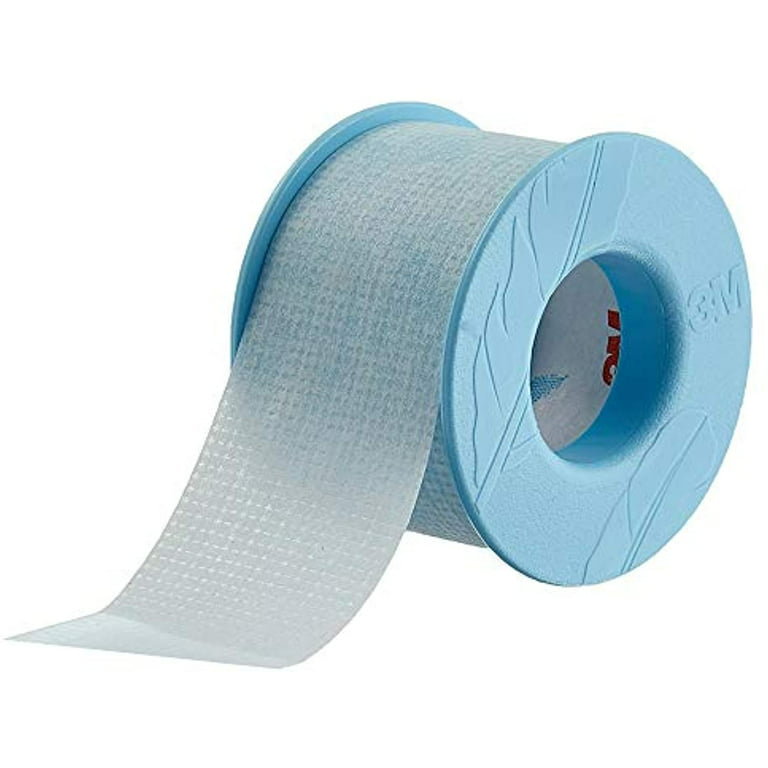 Niceful 4 Rolls Silicone Sensitive Skin Tape 1x 4 Yard, Repositionable  Medical Tape for Waterproof, Easy to Remove, Blue Lash Tape Non-Woven  Silicone