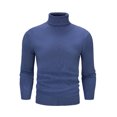 thumbnail image 1 of Pull Col Roulé Mode Haut de Gamme pour Hommes Automne Hiver Nouvelle version Coréenne Couleur Unie Pull Décontracté Chaud, 1 of 5