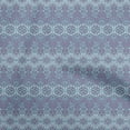 thumbnail image 1 of oneOone Polyester Spandex Turquoise Blue Fabric Asian Traditional Motif Sewing Material Print Fabric By The Yard 56 Inch Wide, 1 of 4