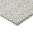 thumbnail image 4 of Addison Rugs Chantille Indoor/Outdoor Traditional Damask Beige Washable Round Rug, 8' x 8', 4 of 6
