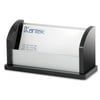Kantek Business Card Holder, Black Acrylic and Aluminum, Fits 80 Business Cards