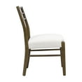 thumbnail image 6 of Christopher Knight Home Farmhouse Upholstered Dining Chairs with Ladder Back, Solid Wood Frame, Beige, Set of 2, 6 of 13