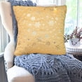 thumbnail image 4 of HongHeng Christmas Decorative Throw Pillow Covers Soft Faux Fur Pillow Cases Covers with Silver Snowflake Glitter Winter Pillowcases for Couch Sofa Bed Girls Room, 17 X 17 Inch, 4 of 6