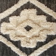 thumbnail image 3 of Ox Bay Talia 4' Round Gray/Cream Geometric Wool Indoor Area Rug, 3 of 9