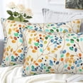 thumbnail image 2 of Throw Pillow Covers Colorful Leaves Spots Pillow Covers 20x12 Inch Set of 2 Boho Floral Throw Pillows Decorative Pillow Cases Cushion Covers for Bedroom Livingroom Sofa Farm House, 2 of 6