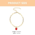 thumbnail image 4 of Shisuyan Anklet Red 1Set 8.3In Nickel Free Lead Free Cadmium Free Durable, 4 of 9