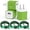 3pcs Green, variant on Type C Charger Block,KIGPOZI 3 Pack USB Wall Charger with 10FT Type C Cable, 18W Fast Charging Block USB Charger Adapter with USB C Charing Cable Type C Block USB Plug Cube USB Cables USB Brick, Blue