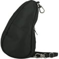 thumbnail image 3 of AmeriBag 8" Microfiber Crosbody Sling Baglett (Black), 3 of 9