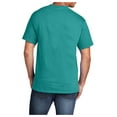 thumbnail image 2 of Mens Core Cotton Male T-Shirts Bright Aqua S, 2 of 5