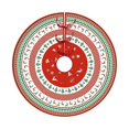 thumbnail image 1 of Grinch Christmas Decorations Grinch Decor the Grinch Christmas Tree Skirt, Red & Green Merry Christmas Tree Skirt Collar, Soft Xmas Holiday Decoration, 1 of 2