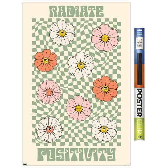 Radiate Positivity Wall Poster, 22.375" x 34"