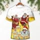 thumbnail image 1 of Camiseta de Navidad con estampado 3D para hombre, Camiseta holgada de manga corta con cuello redondo, traje falso, ropa divertida de Navidad, camisetas de gran tamaño, 1 of 5