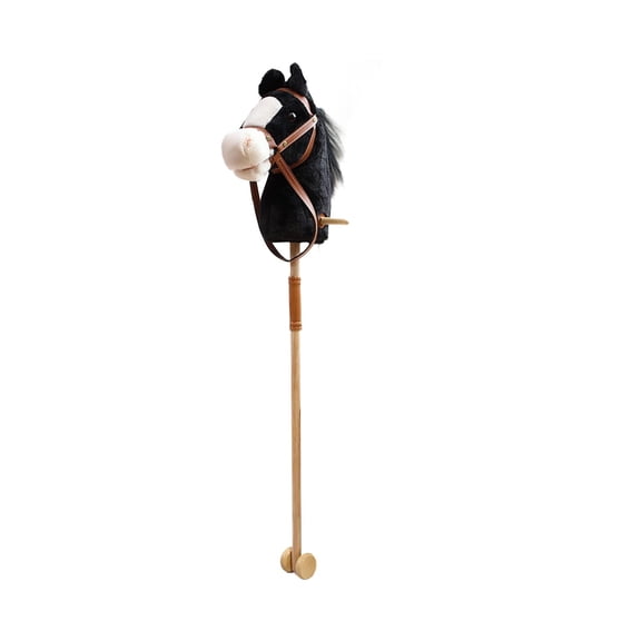 RUIG Nature Bound Stick Horse | Plush Handcrafted Hobby Horse | Stick Pony Provides Fun Pretend Play for Toddlers & Preschoolers | Handsewn, Wood, Sound Effects