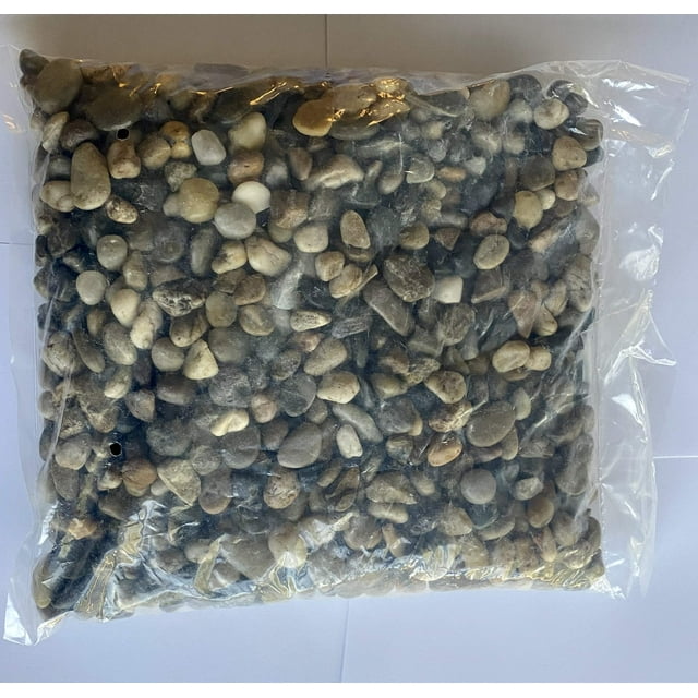 Easythru Trading Decorative Pebbles River Rocks 40 lbs. (Small, Mix)