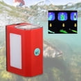 thumbnail image 1 of Señuelos de pesca con luz brillante, lámpara multifuncional con correa ajustable para exteriores rojo, 1 of 8