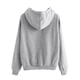 thumbnail image 3 of Sudadera con capucha para mujer, jersey de manga larga, sudadera informal holgada con estampado de corazón, suéter informal holgado con cordón para otoño e invierno, Tops, 3 of 3